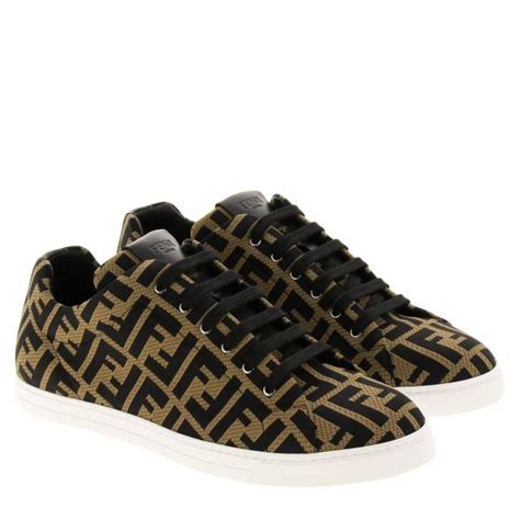 scarpe fendi con pelo|Sneakers .